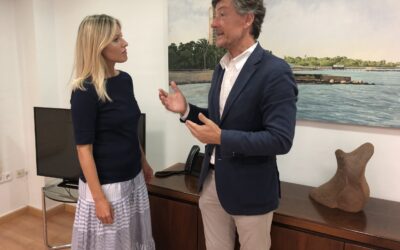 El presidente de AMEFMUR se reúne con Ana Martínez Vidal, nueva consejera de empresas
