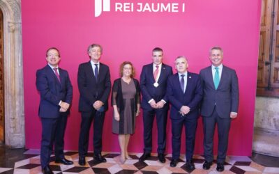 Jose María Tortosa, presidente de Amefmur, asistió al acto de entrega de los Premios Rei Jaime I